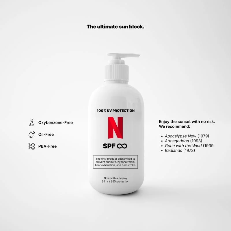 Netflix — SPF infinity.