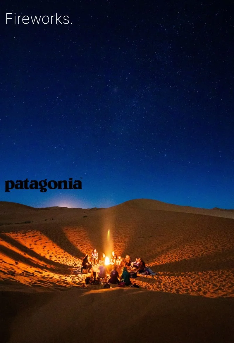 Patagonia — Fireworks.