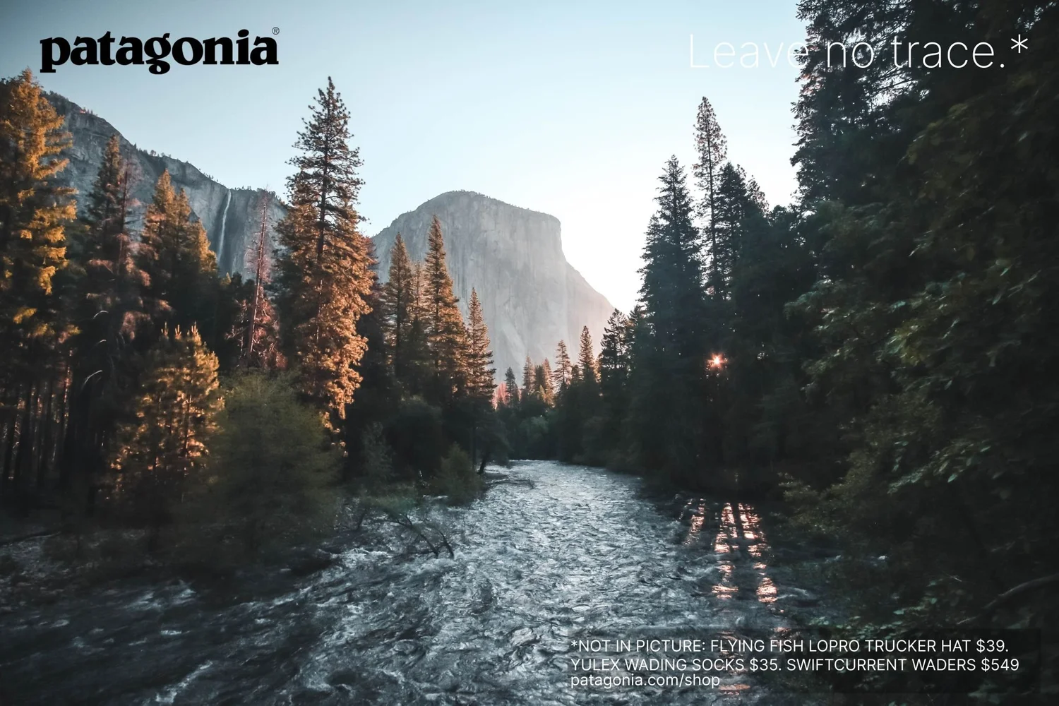 Patagonia — Leave no trace.